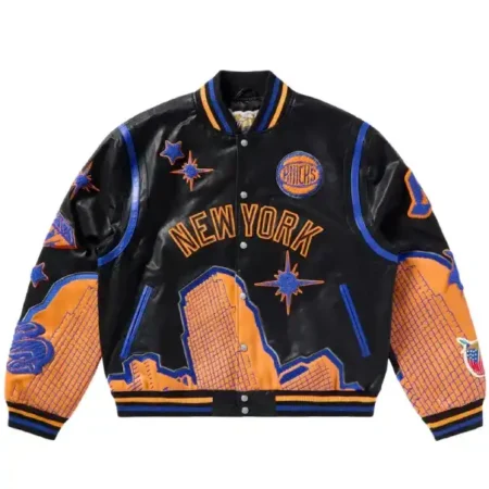 BBC X Jeff Hamilton Knicks Varsity Jacket
