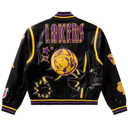 BBC X Jeff Hamilton Lakers Varsity Jacket Shop Now