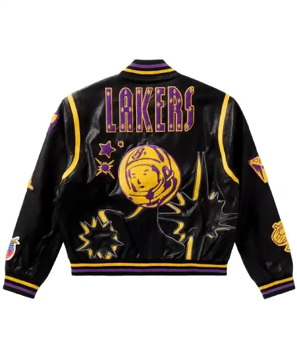 BBC X Jeff Hamilton Lakers Varsity Jacket Shop Now