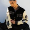 Baby-Phat-Brown-Black-White-Varsity-Jacket