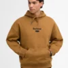 Barbour-x-Levis-Graphic-Hoodie-Brown