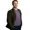 Buried Adam Fergus Army Green Quilted Jacket-900x900h