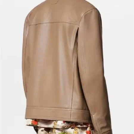 Buy-NBA-Finals-Game-3-Lv-Jaylen-Brown-Flower-Logo-Leather-Jacket