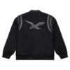 Buy-Philadelphia-Eagles-Black-Walk-the-Tunnel-Varsity-Full-Snap-Jacket