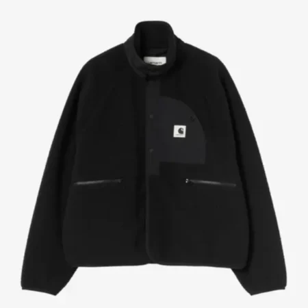 Carhartt-Flynn-Fleece-Jacket-Black