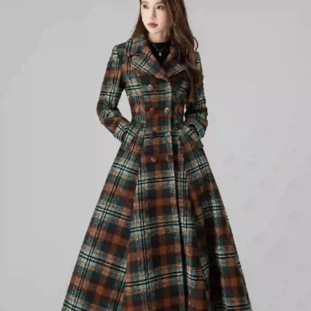 Christmas Plaid Coat