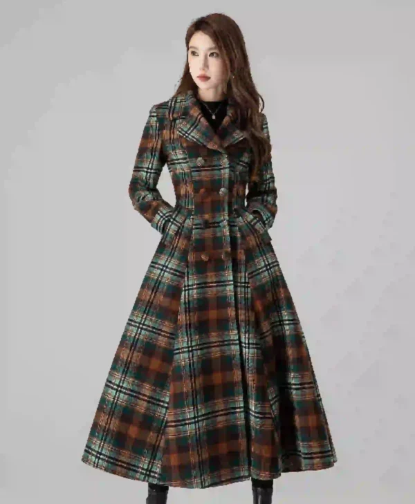 Christmas Plaid Coat