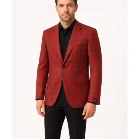 Christmas Plaid Sports Coat