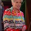 Days of Our Lives Star Judi Evans Striped Horse Blouse