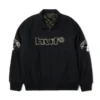 Disney-x-HUF-Mickey-Worldwide-Tour-Varsity-Jacket-Black