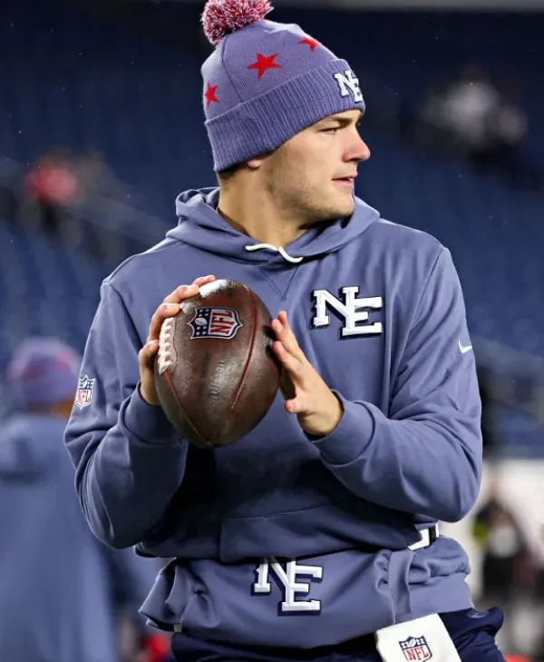 Drake-Maye-Patriots-Rivalries-Storm-Blue-Sideline-Hoodie