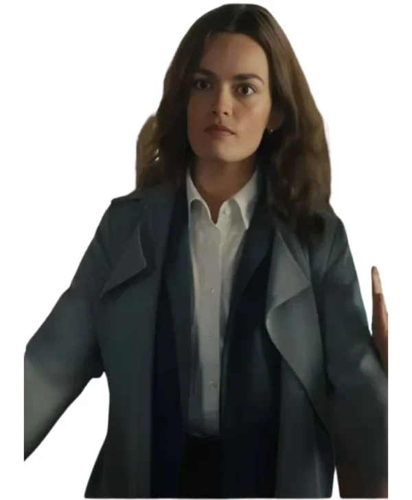 Ella McCay Emma Mackey Trench Coat