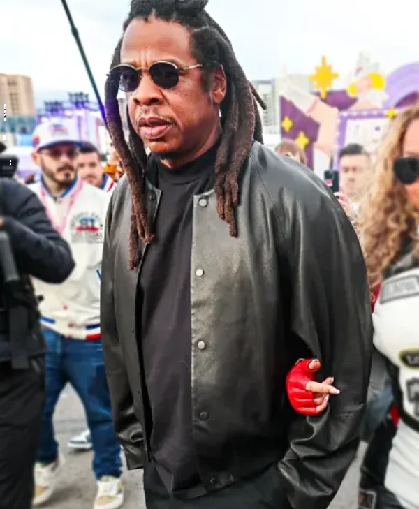 F1-Grand-Prix-Las-Vegas-Jay-Z-Leather-Jacket