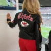 Gracie-Hunt-Chiefs-Black-Leather-Jacket