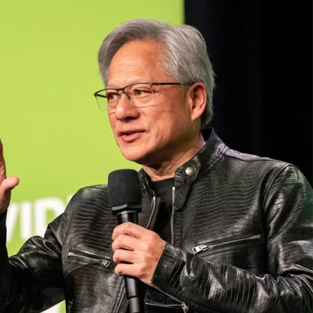 Jensen-Huang-Nvidia-CEO-Black-Leather-Jacket