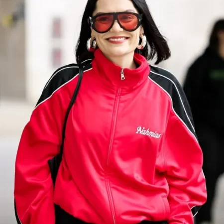 Jessie-J-Red-Adidas-Jacket