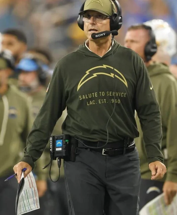 Jim-Harbaugh-Chargers-Salute-to-Service-Long-Sleeves-Hooded-T-Shirt
