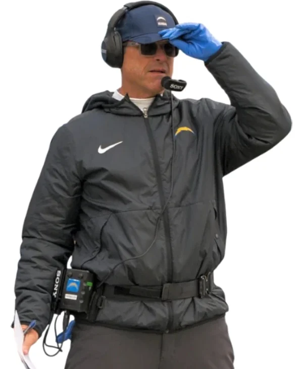 Jim-Harbaugh-Los-Angeles-Chargers-Jacket-Black