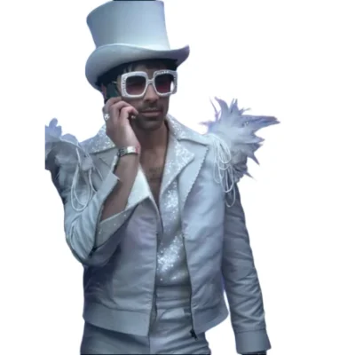 Joe Jonas A Very Jonas Christmas Movie White Jacket-450x450h