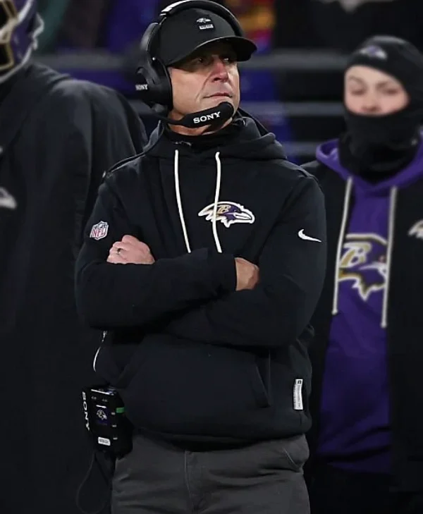 John-Harbaugh-Ravens-Black-Hoodie