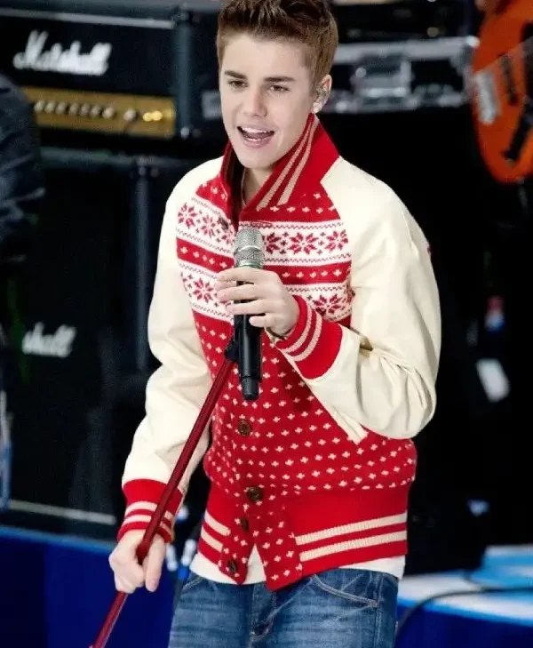 Justin Bieber Christmas Jacket For Sale