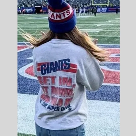 Kaley Cuoco Giants Caricature Sweatshirt