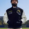 Kyren Williams Shoe Palace Nike LA Rams Rivalries Varsity Jacket