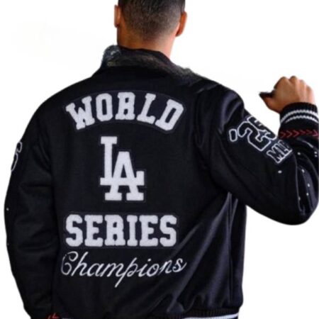 LA Dodgers 2025 World Series Winners Varsity Jacket