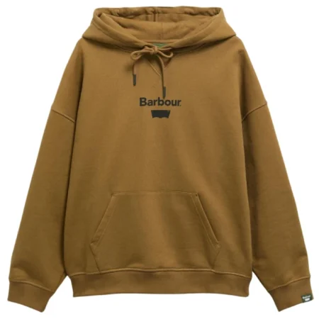 Levis-x-Barbour-Graphic-Hoodie-Brown