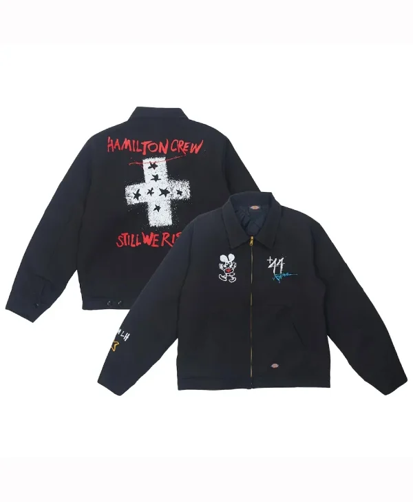 Lewis-Hamilton-44-Steadman-Stars-Zip-Up-Quilted-Jacket-Black