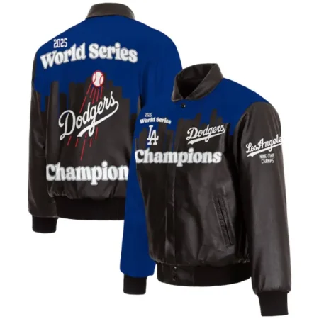 Los-Angeles-Dodgers-2025-World-Series-Champions-Leather-Jacket