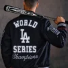 Los-Angeles-Dodgers-Joshua-Vides-x-Fanatics-World-Series-Champions-Black-Varsity-Jacket