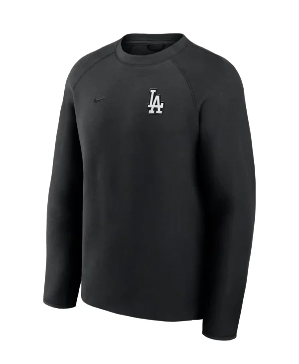 Los-Angeles-Dodgers-Nike-Black-Tech-Fleece-Raglan-Sweatshirt