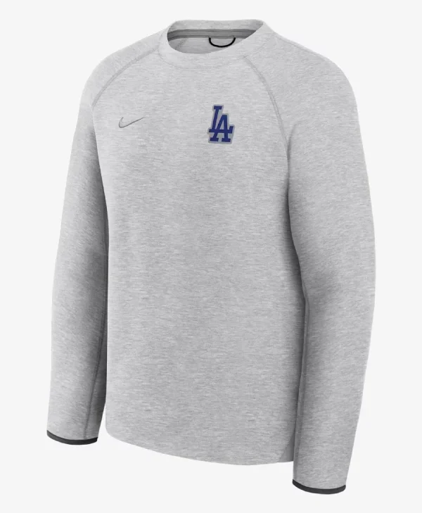 Los-Angeles-Dodgers-Nike-Tech-Fleece-Sweatshirt-Grey