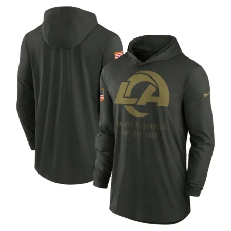 Los-Angeles-Rams-Salute-to-Service-Hooded-Long-Sleeve-T-shirt-Black