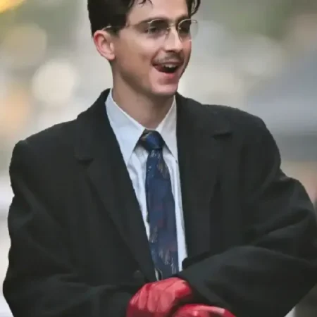 Marty Supreme Timothée Chalamet Black Long Coat