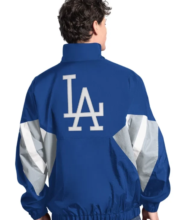 Mens-Los-Angeles-Dodgers-Starter-Royal-Cooperstown-Chief-Half-Zip-Pullover-Jacket
