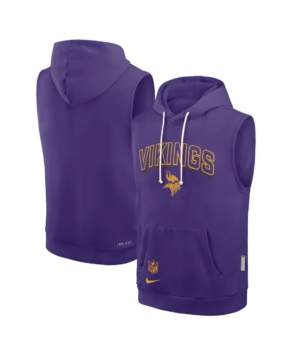 Mens-Minnesota-Vikings-Nike-Purple-Sideline-Standard-Issue-Dri-FIT-Sleeveless-Hoodie