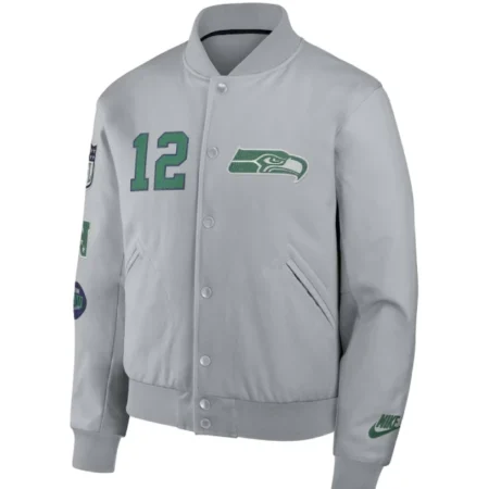 Mens-Seattle-Seahawks-Nike-Gray-2025-Rivalries-Collection-Full-Snap-Varsity-Jacket