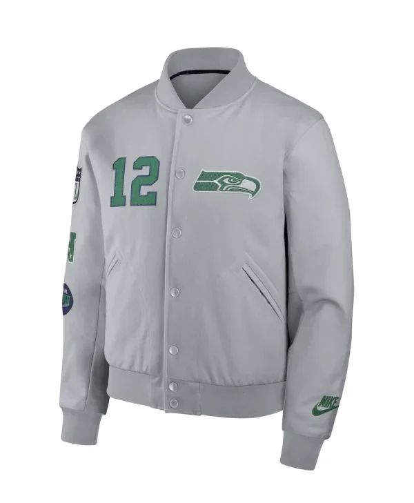 Mens-Seattle-Seahawks-Nike-Gray-2025-Rivalries-Collection-Full-Snap-Varsity-Jacket