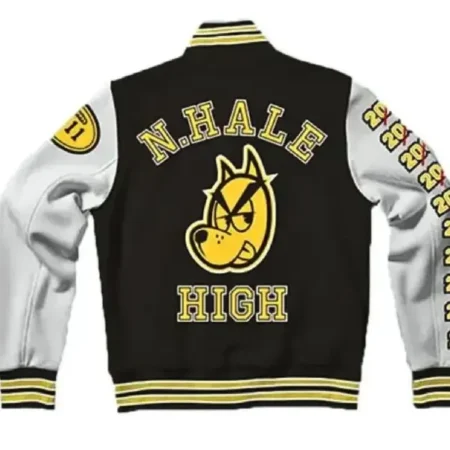 N. Hale High School Snoop Dogg Green Black Varsity Jacket For Sale