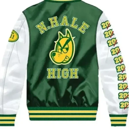 N. Hale High School Snoop Dogg Green Varsity Jacket For Sale
