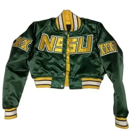 Norfolk-State-University-Green-Cropped-Jacket