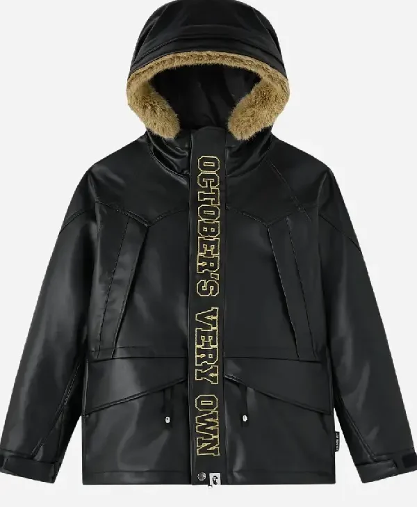 OVO x Bape Snowboard Faux Leather Jacket