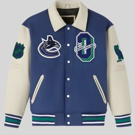 OVO x Vancouver Canucks NHL Varsity Jacket