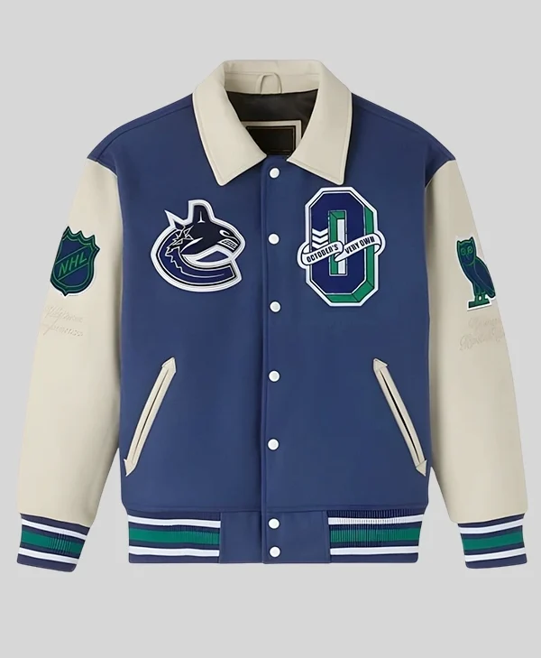 OVO x Vancouver Canucks NHL Varsity Jacket