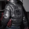Off-Season-49ers-Black-Faux-Leather-Puffer-Jacket