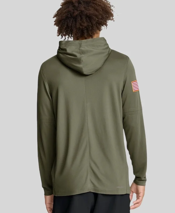 Oregon Ducks 2025 Military Appreciation Long Sleeve Hoodie T-Shirt For Sale