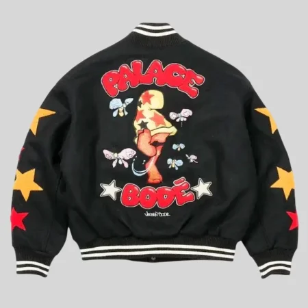 Palace x Cheech Wizard Mark Bode Collaborative Varsity Jacket