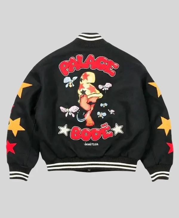 Palace x Cheech Wizard Mark Bode Collaborative Varsity Jacket